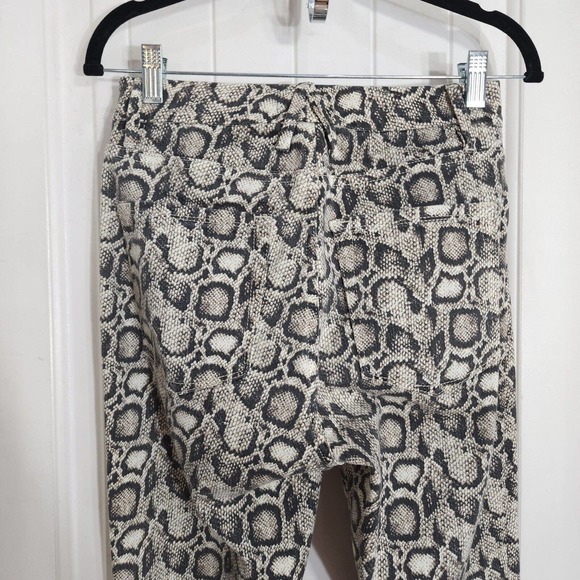Good American Womens Jeans Good Legs Snake Print High Rise Skinny Pants Size 6 - Picture 8 of 10